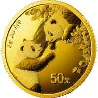 Zlatá minca Panda 3 g - rôzne roky
