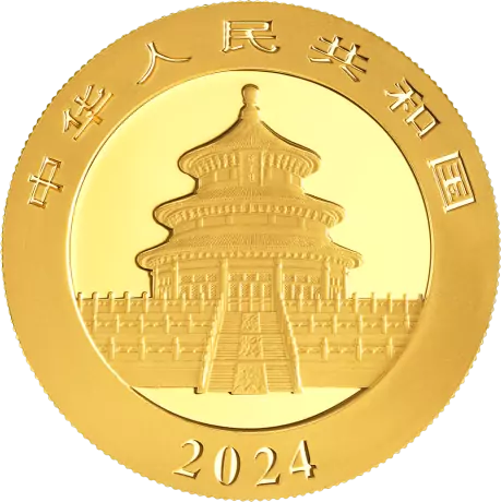 Zlatá minca Panda 8 g - 2024