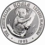 Platinová mince Koala - různé roky, 1 oz