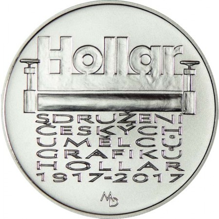 200 Kč Stříbrná mince Hollar - Založení UN