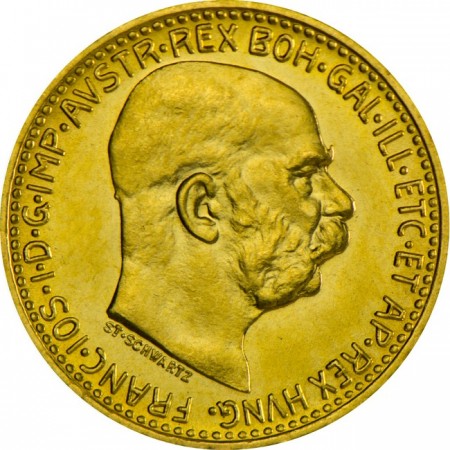 Zlatá minca - 10 Korun 1