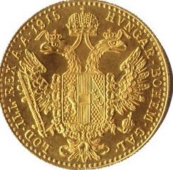 Zlatá minca Dukát 4-fach