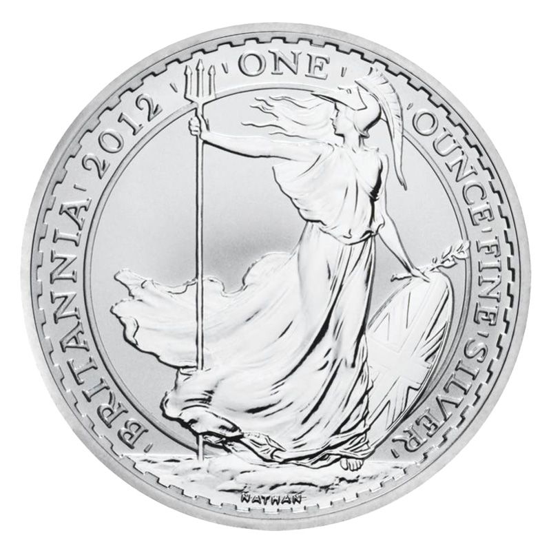 Strieborná mince Britannia Charles III, 1 unca