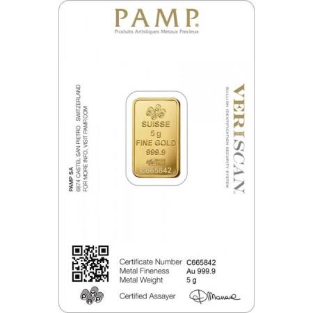 Zlatý zliatok PAMP Fortuna 5 g
