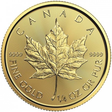 Zlatá minca Maple Leaf 1/4 Oz 2023