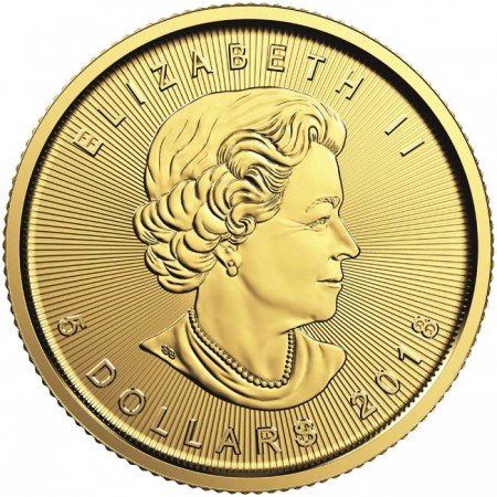Zlatá minca Maple Leaf - různé roky, 1/10