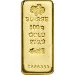 Zlatý zliatok PAMP Suisse, 500 g (litý)