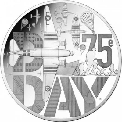 10 Euro Stříbrná mince 75 let Den-D PP