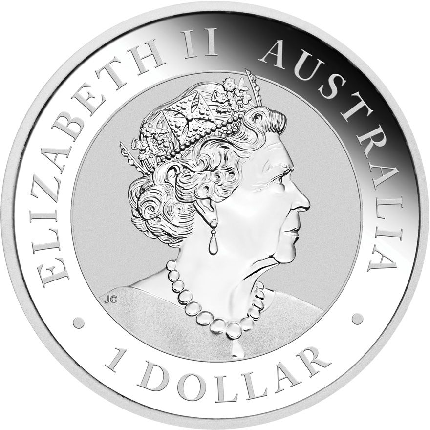 Striebrná minca Emu 1 Oz 2019