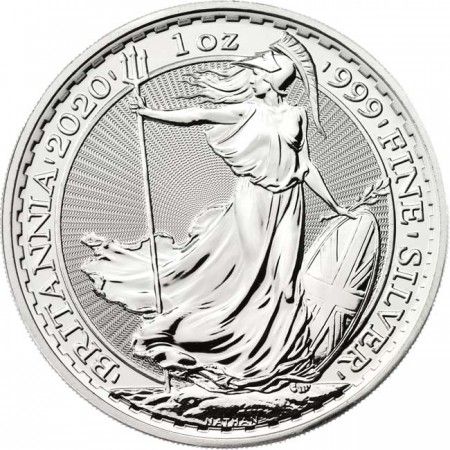 Strieborná minca Britannia - rôzne roky, 1 unca