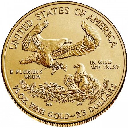 Zlatá minca  American Eagle 1/2 Oz