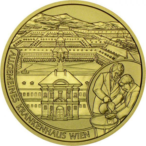 50 Euro Zlatá mince Ignaz Philipp Semmelweis