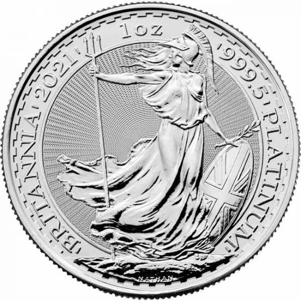 Platinová minca Británie 1 Oz 
