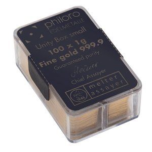 Zlatý zliatok UnityBox 100x1g - philoro