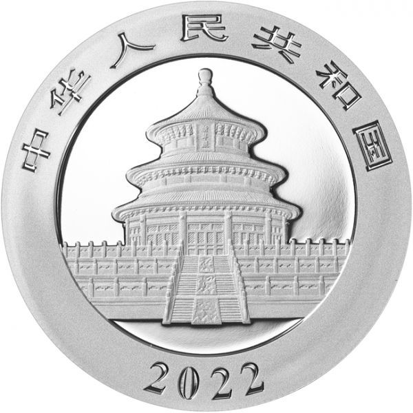 Stříbrná mince Panda 30 g  2022