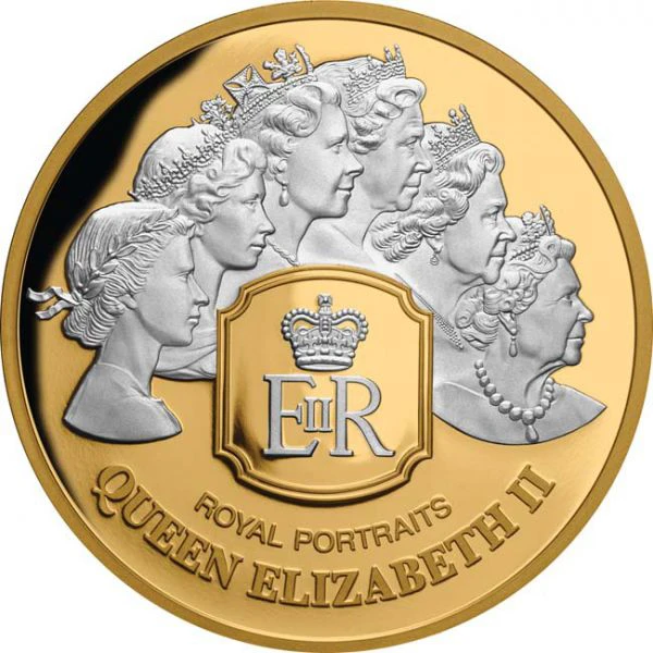 Royal Portraits 1 Unze Gold mit Platinbeschichtung