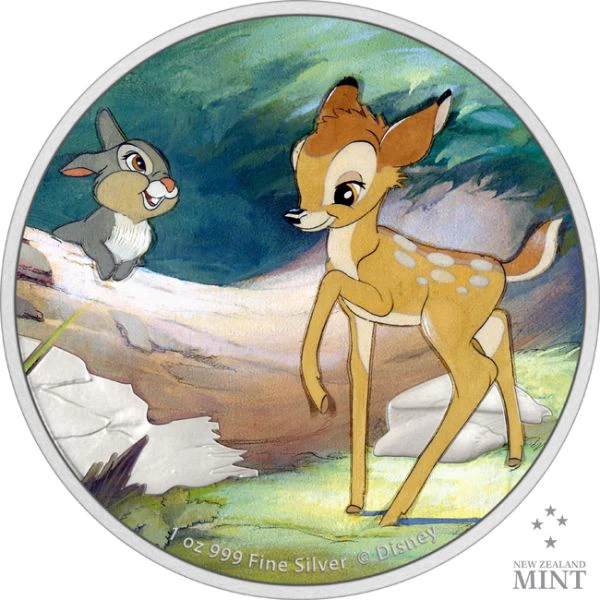 Bambi a Klopfer 1 unce stříbra