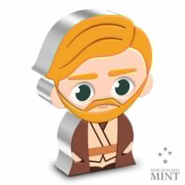 Chibi: Obi-Wan Kenobi 1 unce stříbra