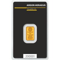Zlatý zliatok Argor Heraeus 2 g - Kinebar