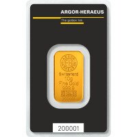 Zlatý zliatok Argor Heraeus 10 g  - Kinebar