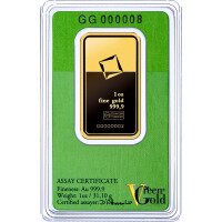 Zlatý zliatok Valcambi 1 Oz - Zelené zlato