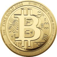 Zlatá minca Bitcoin 1 Oz 2022