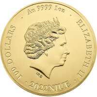 Zlatá minca Bitcoin 1 Oz 2022