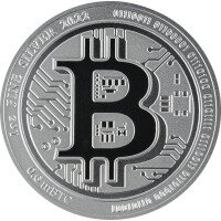 Strieborná minca Bitcoin 1 Oz 2022