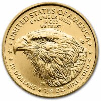 Zlatá minca  American Eagle 1/4 Oz-2022