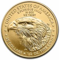 Zlatá minca  American Eagle 1/2 Oz - 2022
