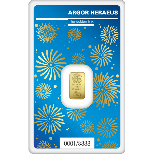 Zlatý zliatok Argor Heraeus 1 g - Rok zajaca 2023