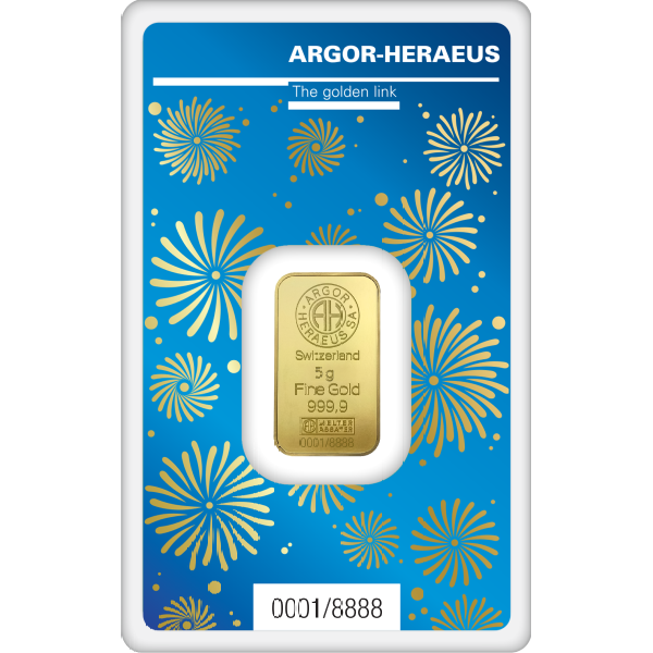 Zlatý zliatok Argor Heraeus 5 g - Rok zajaca 2023