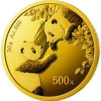 Zlatá minca Panda 30 g -  2024