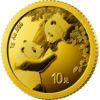 Zlatá minca Panda 1 g - 2023