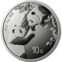 Strieborná minca Panda  30g rôzne roky