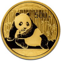Zlatá minca Panda 1 oz - 2015