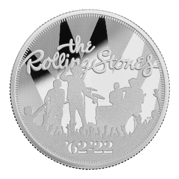 Skupina The Rolling Stones stříbro 5 liber