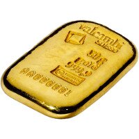 Zlatý zliatok Valcambi 50 g - odliatok