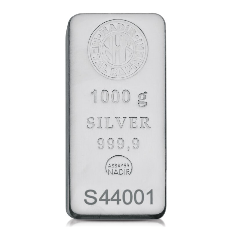 Strieborný zliatok 1000 g Nadir Metal Rafineri