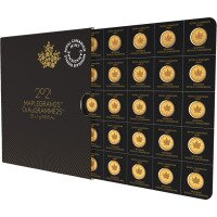 Zlatá minca Maple Leaf 25x1 g 2022