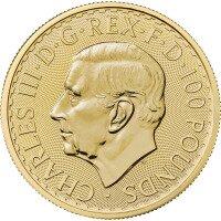 Zlatá minca Britannia Charles III 2023, 1 oz