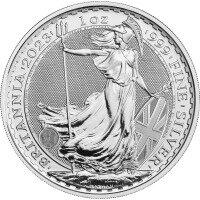 Strieborná minca Britannia 1 Oz - Charles III 2023