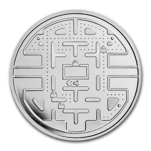 PAC-MAN Labyrint, 2 oz stříbra