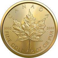 Zlatá minca Maple Leaf 1/2 Oz 2023
