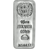 Strieborný zliatok 10 oz Nadir Metal Rafineri