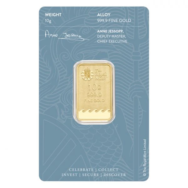 Zlatý zliatok 10 g -  Královská mincovna