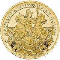 Zlatá minca Britannia Charles III 2023 - 1/4 Oz Proof