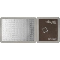 Strieborný tabulkový zliatok 100 x1 g CombiBar Valcambi