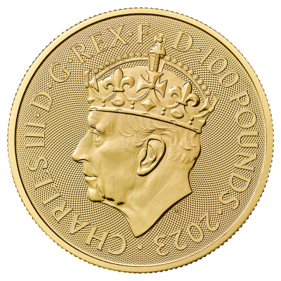 Zlatá minca Britania Charles III 2023 - Korunovácia, 1 oz