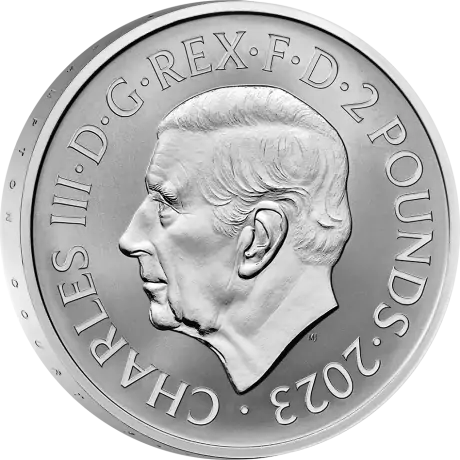 Sada dvoch mincí 1 oz Tudorových beštií Bull of Clarence | Proof | 2023